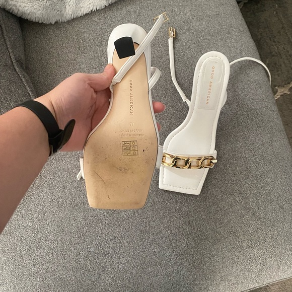 Good American Square-Toed heels - Picture 2 of 3